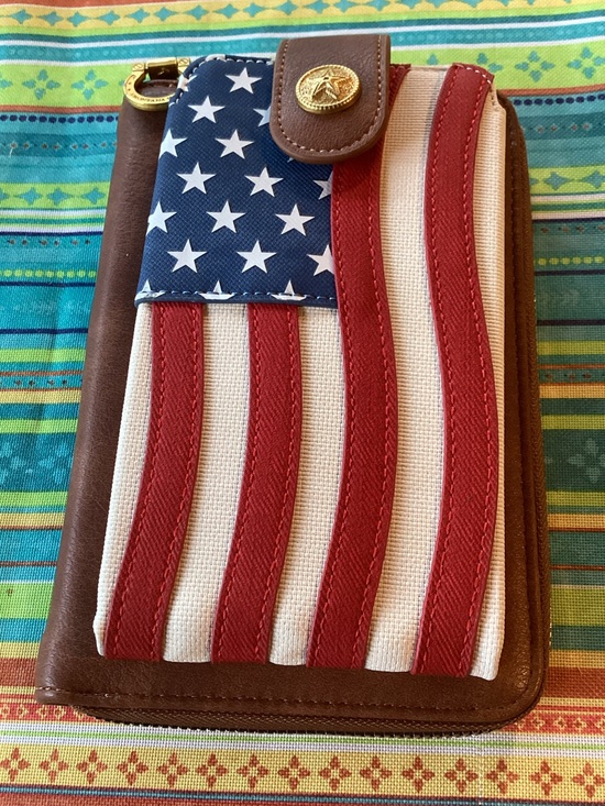 Montana West Handbags - Montana West Stars and Stripes Crossbody Phone Wallet - 250th Anniversary USA